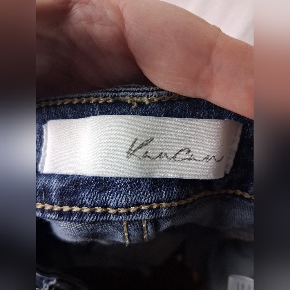 Kancan High Rise Blue Button Fly Jeans Size 26 - Picture 5 of 6